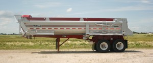 SK 2400 End Dump gravel trailer