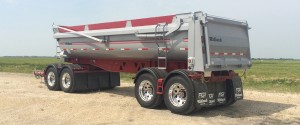 SLX 42 End Dump gravel trailer