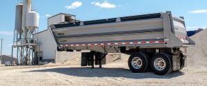 SX 2400 End Dump gravel trailer
