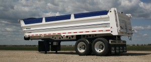 XL 2000 End Dump gravel trailer