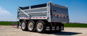 XL 3100 end dump gravel trailer